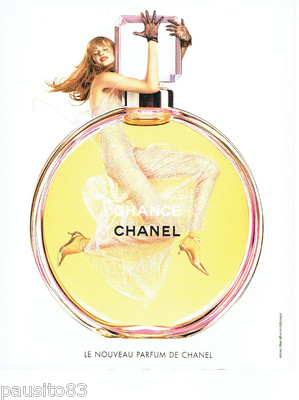ADVERTISEMENT ADVERTISING 056 2003 Chance le nouveau parfum de Chanel