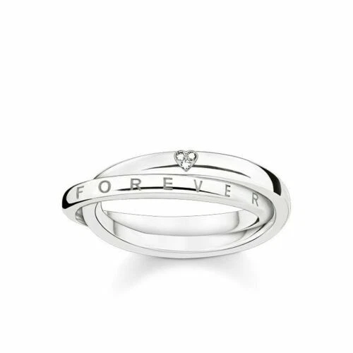 Thomas Sabo Together Forever Heart Ring With Diamond eBay