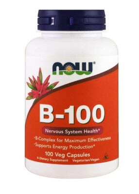 Now Foods B-100 Komplex 100 vegetarische Kapseln