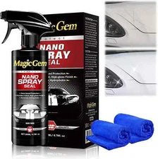Magic Gem Car Coating Spray, Magic Gem Nano Spray Seal,Polish Spray 200ml(2pack)