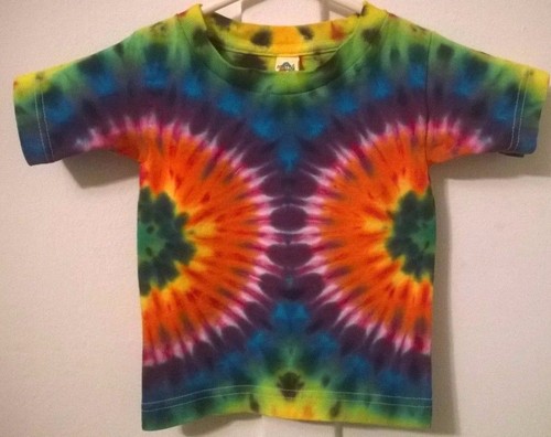 Nueva Camiseta Tie Dye 2T para Niños Pequeños Alstyle o Gildan 100% Algodón Mangas Cortas - Imagen 11 de 22