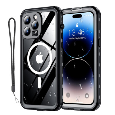 For iPhone 14 Pro MagSafe Magnetic Waterproof Case Shockproof Heavy Duty Cover