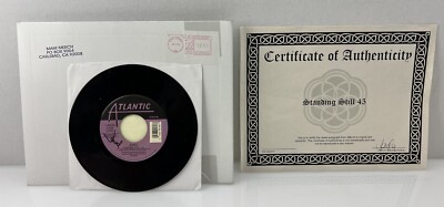 JEWEL Standing Still 45rpm SIGNED AUTOGRAPHED Vinyl Record COA & Provenance VTG