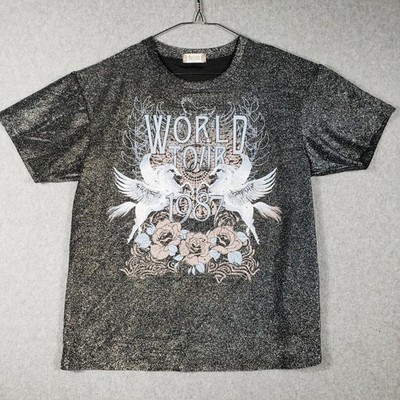 Altard State Pink Floyd World Tour 1987 Sparkle T Shirt Women's Size Small