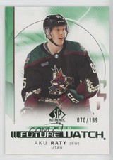 2024-25 SP Authentic Future Watch Limited Green 70/199 Aku Raty #158 1rc0