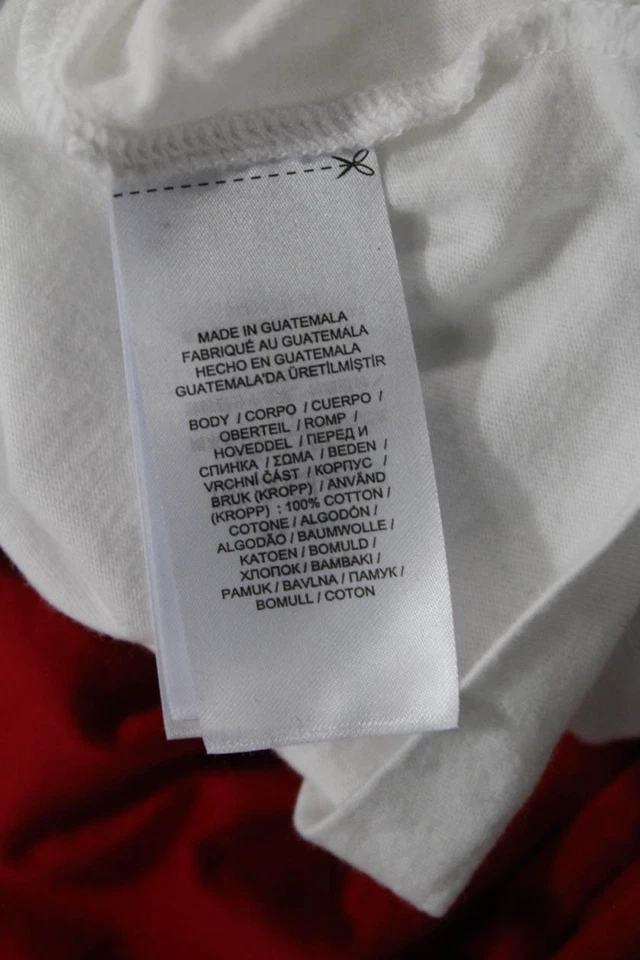 Polo Ralph Lauren Boys Cotton Polo Bear Short Sleeve T-Shirt White Size L - Image 3 of 4