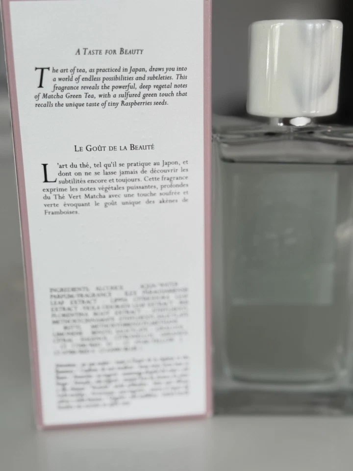 Nuevo L'Occitane Pierre Hermé TÉ VERDE FRAMBUESA Y MATCHA Eau de Parfum 90 ml EDP Foto 2 de 4