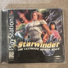 Starwinder Ultimate Space Race PlayStation 1 PS1 Complete in Box