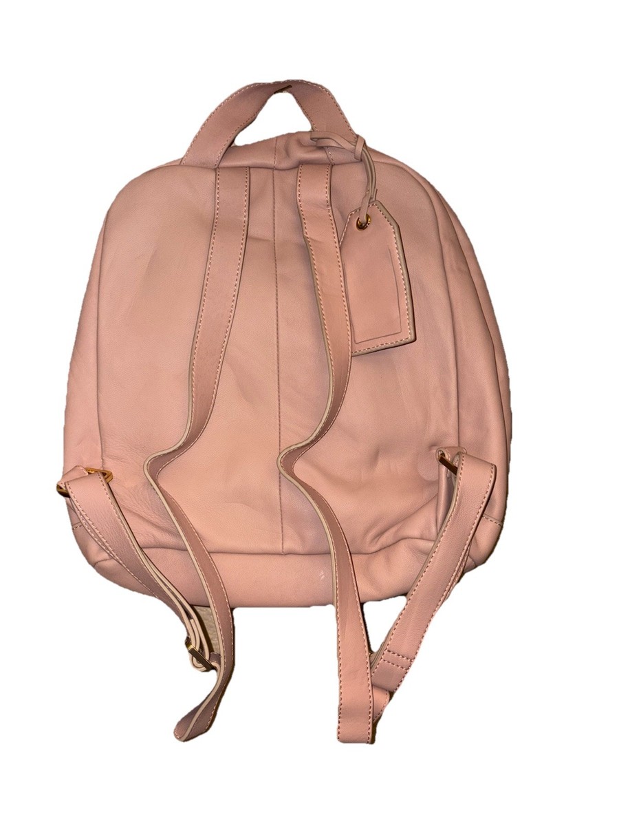 Isaac Mizrahi Pink Glove Leather Backpack | eBay