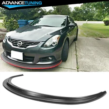 Fits 10-13 Nissan Altima Coupe MDA Style Front Bumper Lip Spoiler Splitter PU