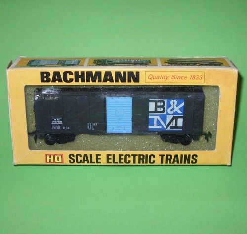 Bachmann HO / 0906:200 Boston & Maine 41' Steel Box Car / Boxed | Condition: Used