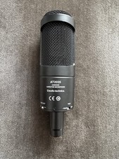 Audio-Technica AT2035 Cardioid Condenser Microphone, Black With XLR cable