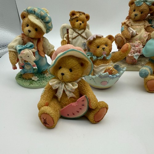 Lotto di 13 figurine Hamilton Cherished Teddies con scatole e documenti - Foto 2 di 23