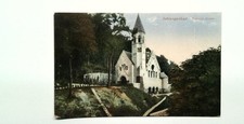 Vintage Schlangenbad Evangelical Church Lithograph Postcard 1922 Germany