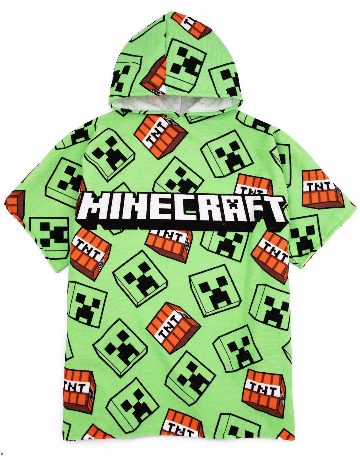 Vanilla Underground Boys Green Licencing Towel Poncho - Image 2
