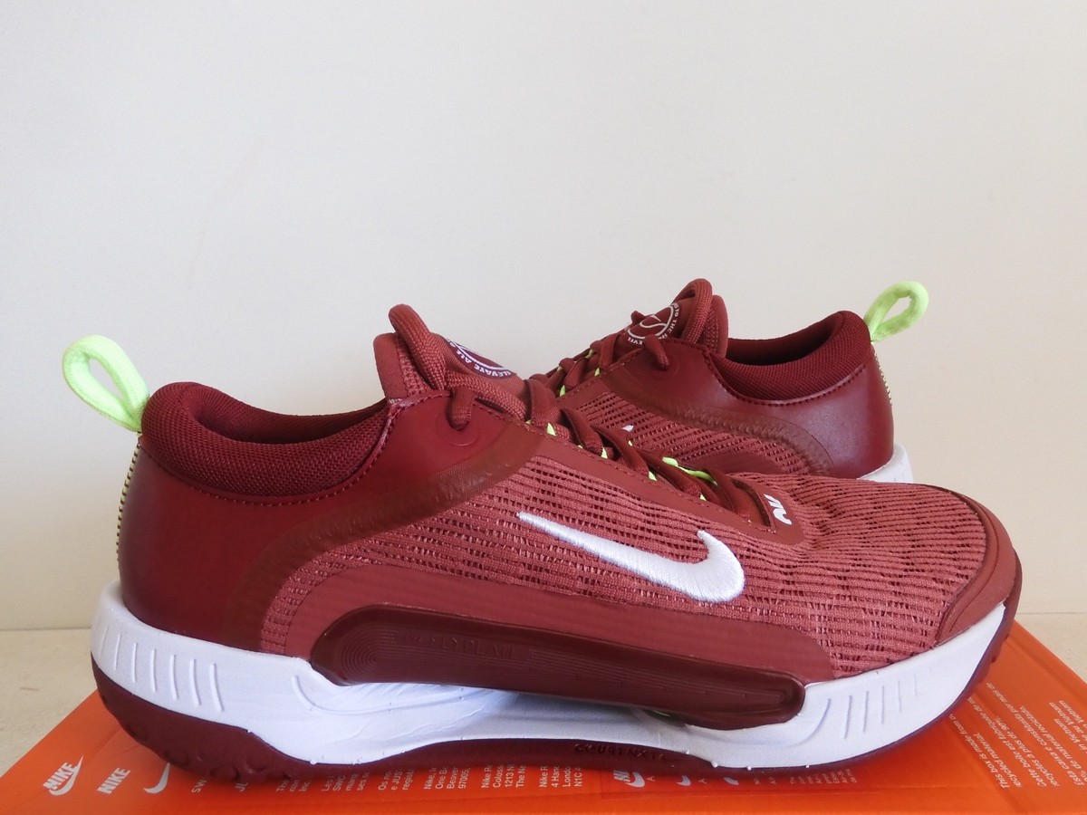 Nike Court Air Zoom NXT Hard Court Tennis Shoes Cedar Red Sz 8.5