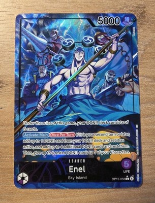 ONE PIECE TCG Enel (OP15-058) (V.2) Leader Adventure On Kamis Island English NM
