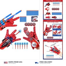 3 Sets Spider Web Shooters, Superhero Web Shooter for Kids, Cosplay Launcher ...