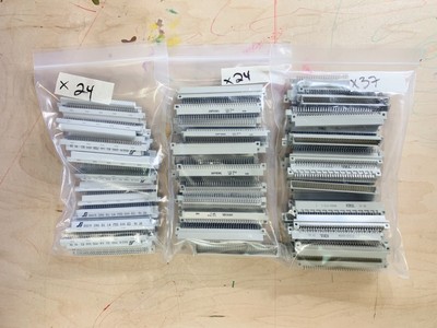 (85pcs) NOS DIN connectors - Amphenol and others. 96 pin 64 pin