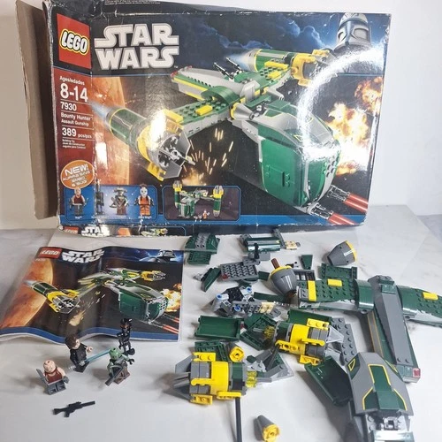 LEGO Star Wars 7930 Bounty Hunter Assault Gunship READ