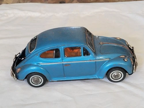 Vintage Bandai? Japan Motorized Tin Volkswagon Beetle Bug AS FOUND