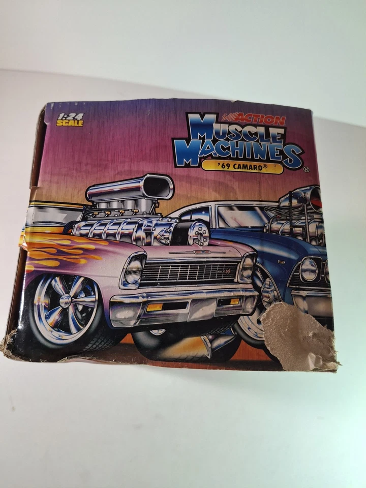 Dale Earnhardt Jr 1:24 scale Muscle Machines 69 Camaro - Image 4 of 4