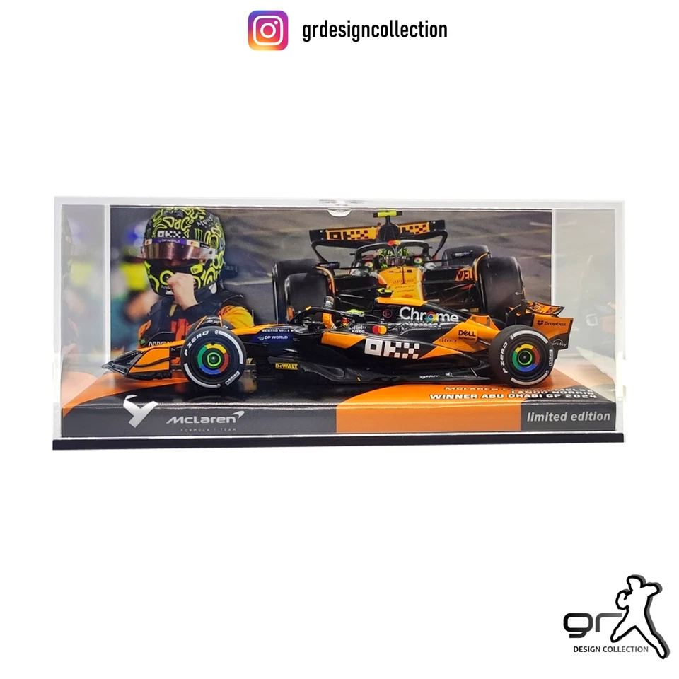 Lando Norris - McLaren MCL38 - F1 Winner Abu Dhabi GP 2024 / SPARK / 1:43 - Immagine 2 di 4