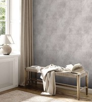 Tapete Mit Grafik Dreieck-Muster Metallic GläNzend Strukturiert – Grau, Silber