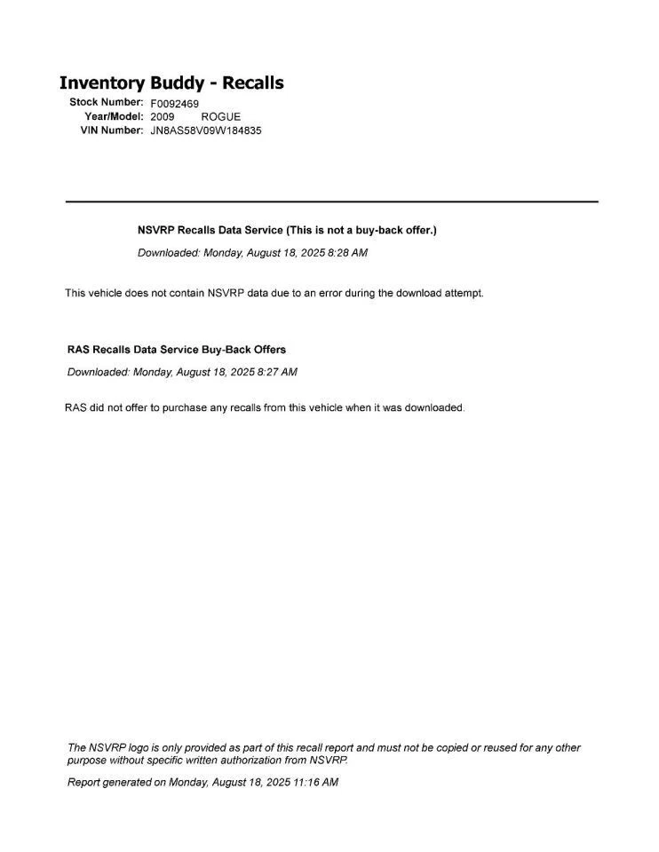 2009 Nissan Rogue Alternador QR25DE 2.5L 4WD Usado 108K Milhas Fabricante de Equipamento Original - Imagem 2 de 4