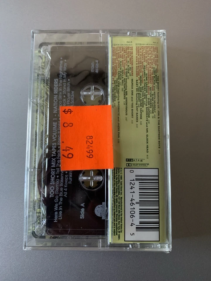 TOO SHORT  Too $hort Mix Tape Vol. 1: Nation Riders Sealed Cassette Explicit - Image 2 of 3