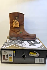 Georgia Boot Athens Work Boot - SOFT Toe - BROWN- Pull-On - G4403 - Men's: 11.5