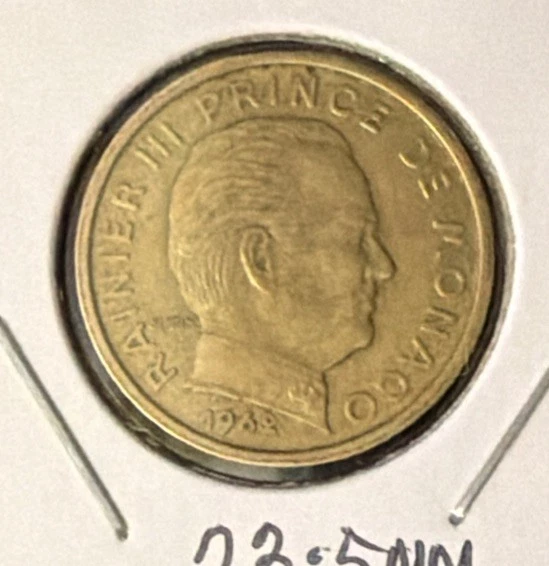 モナコ Monaco レーニエ3世 Rainier III 5フラン ピエフォー モナコ Monaco レーニエ3世 Rainier III 5フラン ピエフォー 1971年