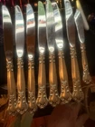 13 STERLING Dinner Knives, 1 Butter Knife(Gorham/Towle)