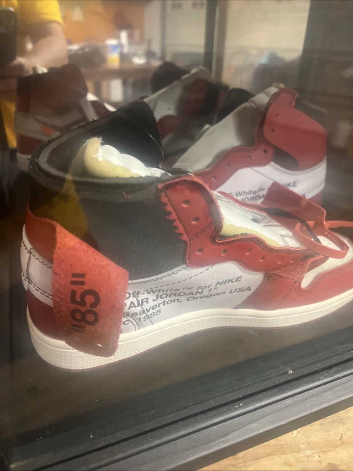 Jordan 1 Retro OG x Off-White Zapatillas Altas Chicago Talla 8.5 Foto 3 de 4