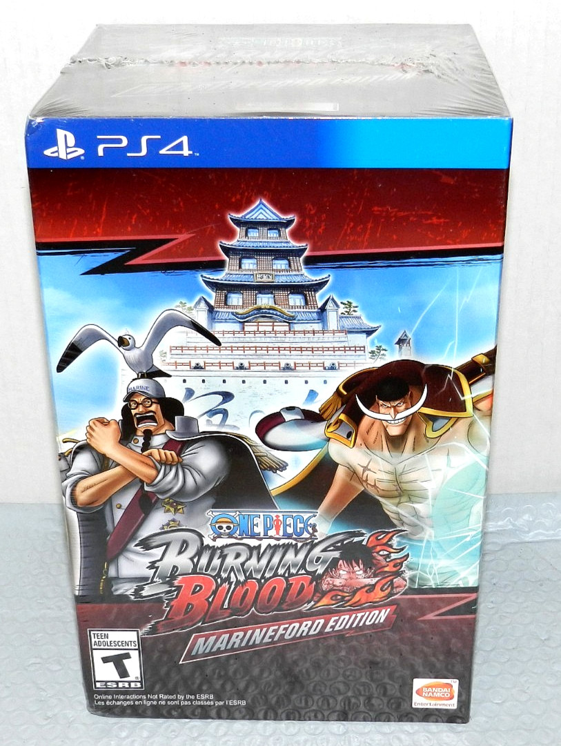 ONE PIECE BURNING BLOOD MARINEFOLD COLLECTOR'S EDITION SONY PS4 SEALED NEW
