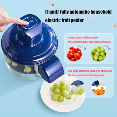 Automatic Fruit Peeler Electric Grape Peeling Machine for Restaurant Picnic Home