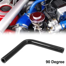 11mm 0.43" 90 Degree Car Elbow Coupler Silicone Hose Intercooler Tube Black