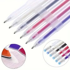 10pcs/set Heat Erasable Magic Marker Pen Heat Sensitive Disappearing Fabric Pen