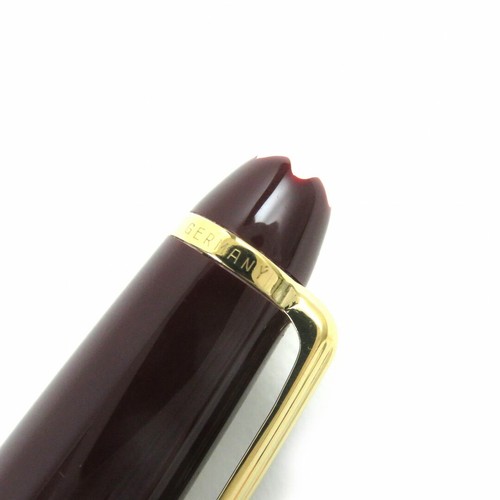 Montblanc Meisterstuck Classic Nib 14K F Pix White Star Fountain Pen Bordeaux Go - 第 9/10 張圖片