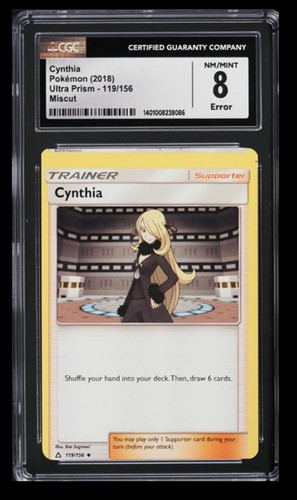 Cynthia graded CGC 8 for sale on eBay