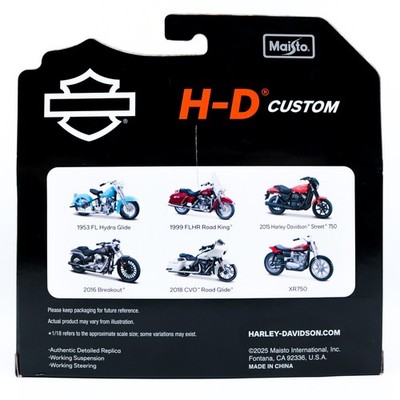Maisto Harley Davidson H-D Custom XR750 1:18 Scale Model