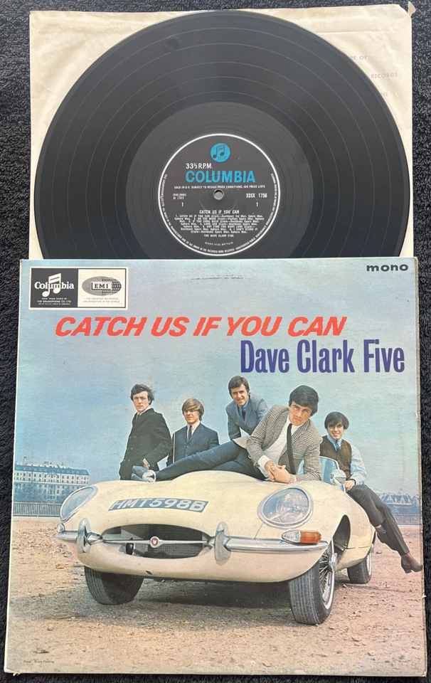 The Dave Clark Five  Catch Us If You Can Vinyl LP MONO 1965 1st TESTED EX VIDEO - Image 2 of 4