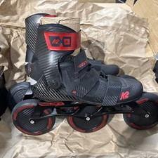 K2 Skate Redline 125 C Racing Inline Skates Size US 10.5