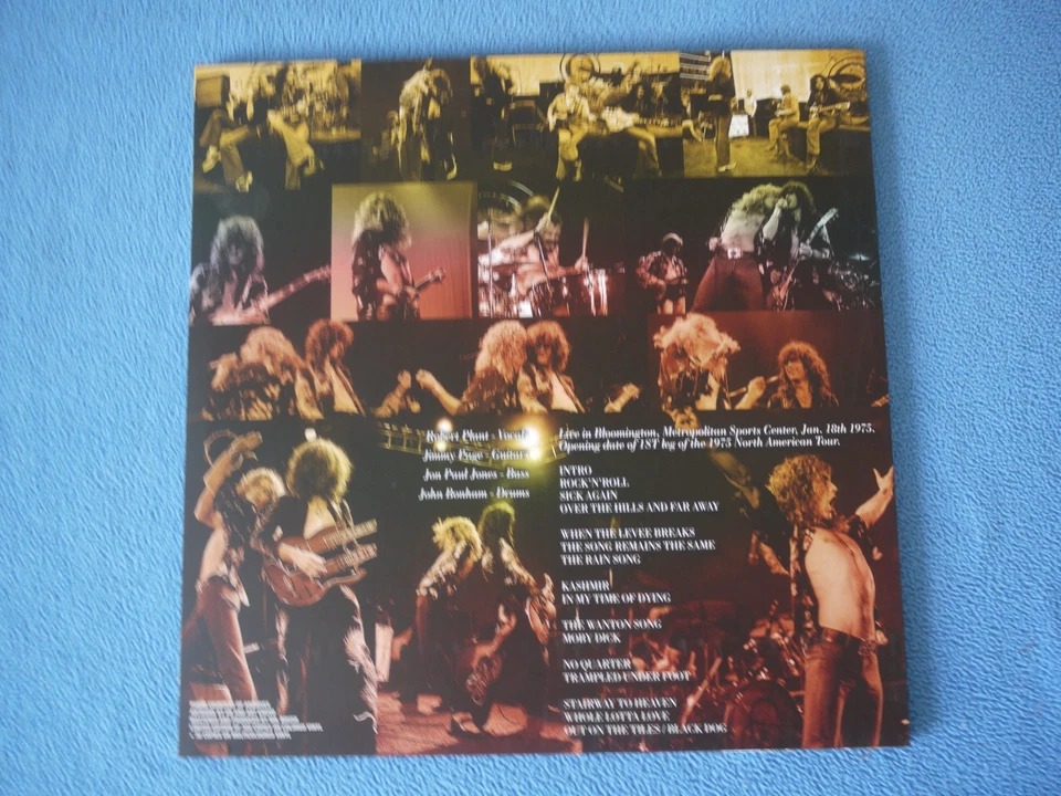 Led Zeppelin The American Return 3 LP's rouge état neuf - Photo 2/4