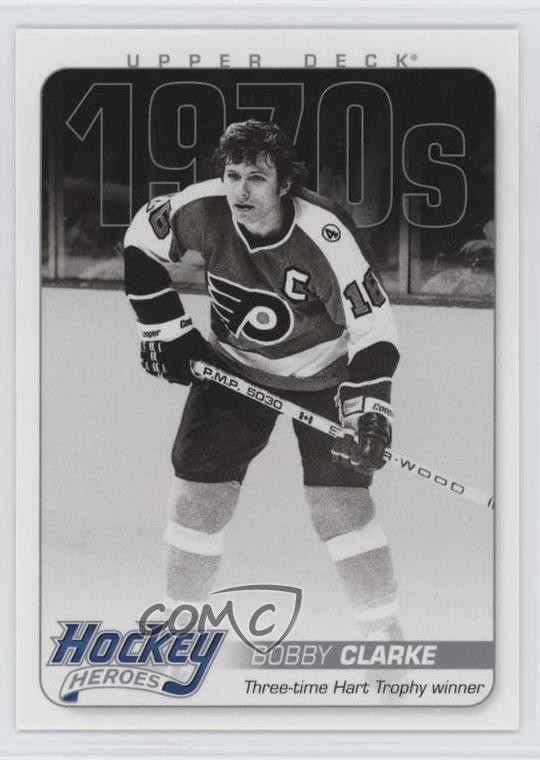 2012-13 Upper Deck Hockey Heroes 1970s Bobby Clarke #HH28 HOF 0bz8