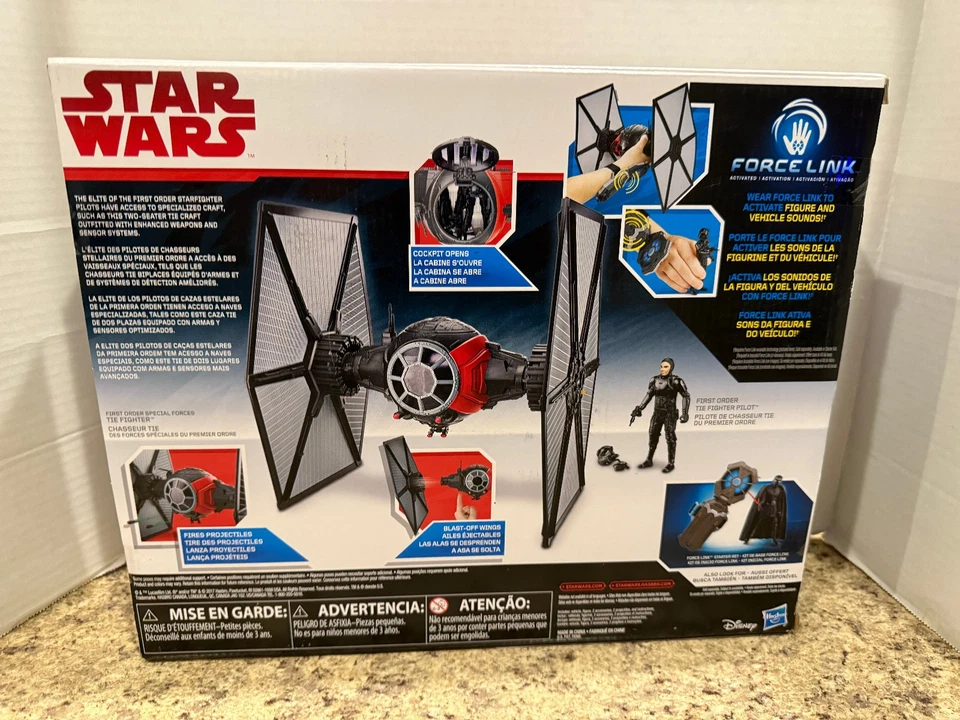 Star Wars First Order Special Firces Tie Fighter con piloto Foto 2 de 2