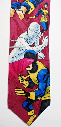 X-MEN VINTAGE OFFICIAL Marvel Comics SILVER AGE X-MEN Themed Novelty NECKTIE