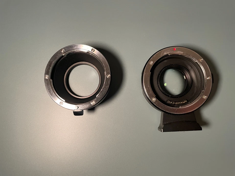 Blackmagic Pocket Cinema Camera 4k with Viltrox EF focal reducer - Image 2 of 4