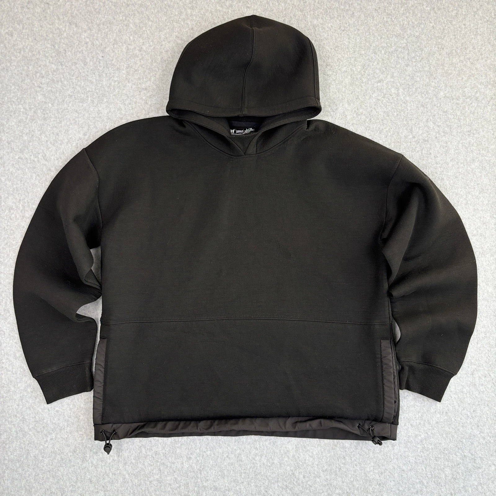 Helly Hansen Hoodie Mens Large Soft Stretch Midweight Black Outdoor