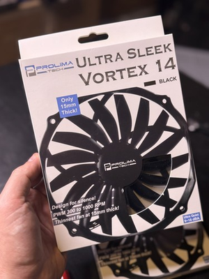 #ad PROLIMA ULTRA SLEEK VORTEX 14 SLIM 15MM 300 1000 RPM HIGHEST STATIC PRESSURE FAN $16.99